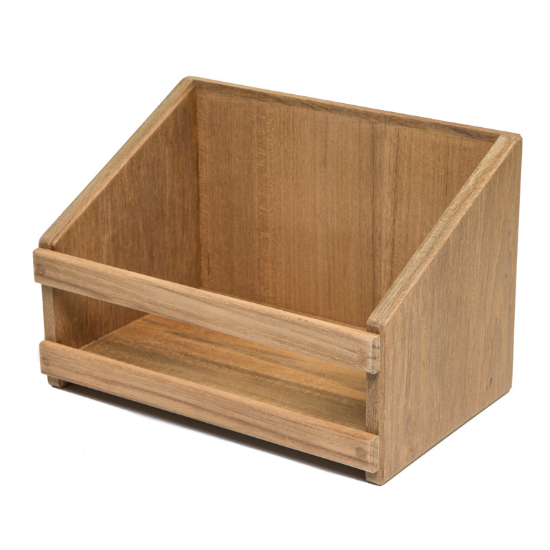 Support de rangement d'urgence en teck