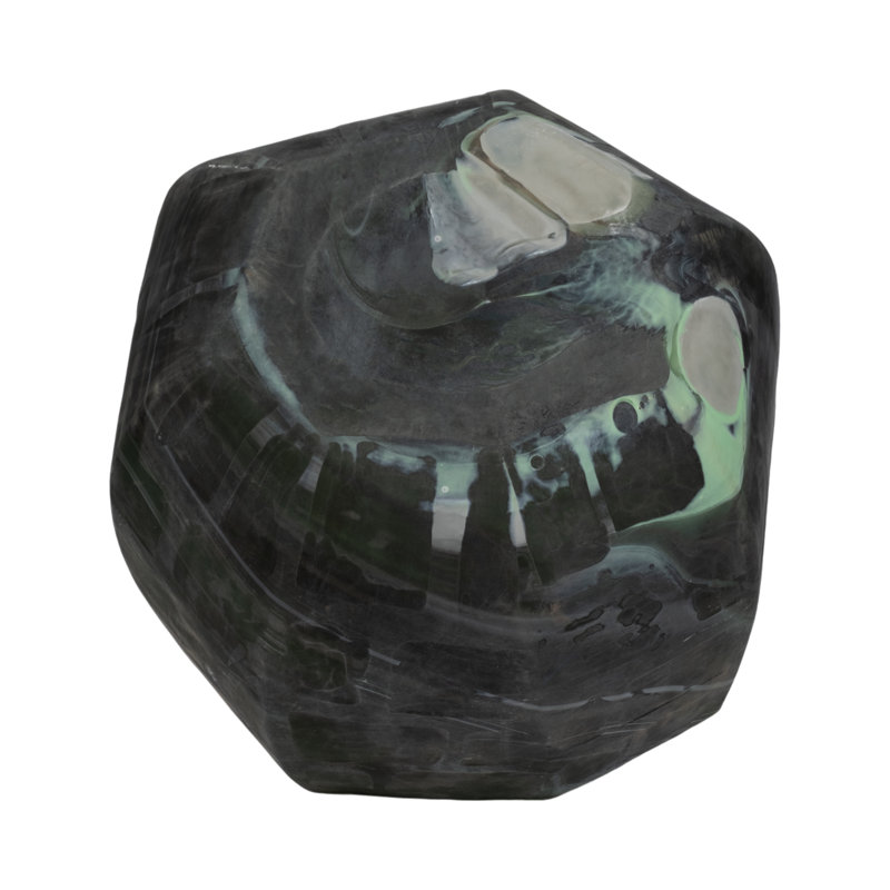 Savu Handmade Glass Table Vase, 10" H x 13" W x 13" D
