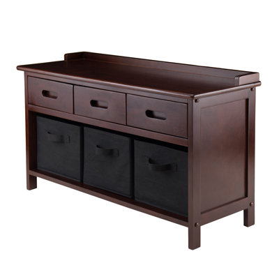 Fabric Storage Bench