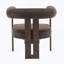 Chaise d'appoint moderne rembourrée avec accoudoirs ronds-1531040941