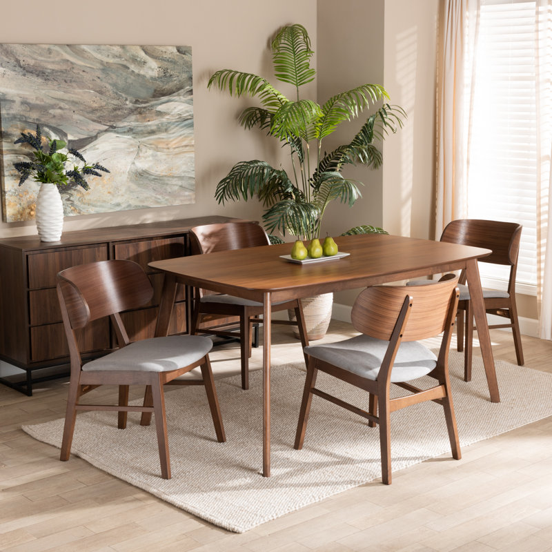 Ensemble repas pour 4 personnes Cadie, gris