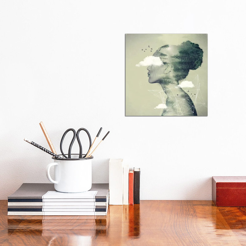 Geo Dress by Vin Zzep - Wrapped Canvas Gallery-Wrapped Canvas Giclée, 30.48cm H x 30.48cm W x 1.905cm D