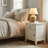 Vienna 1-Drawer Nightstand With Cabinet Storage (Set Of 2)