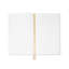 Take Note XL Notebook, Gold Pinstripe