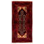 Tapis en laine rouge foncé 3 pi 1 po x 6 pi 4 po one-of-kind sud-ouest-noué la