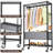 Multi - functional Three - tier Clothes Rack with Removable Baske