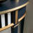 Modern elegant semi-circular console table