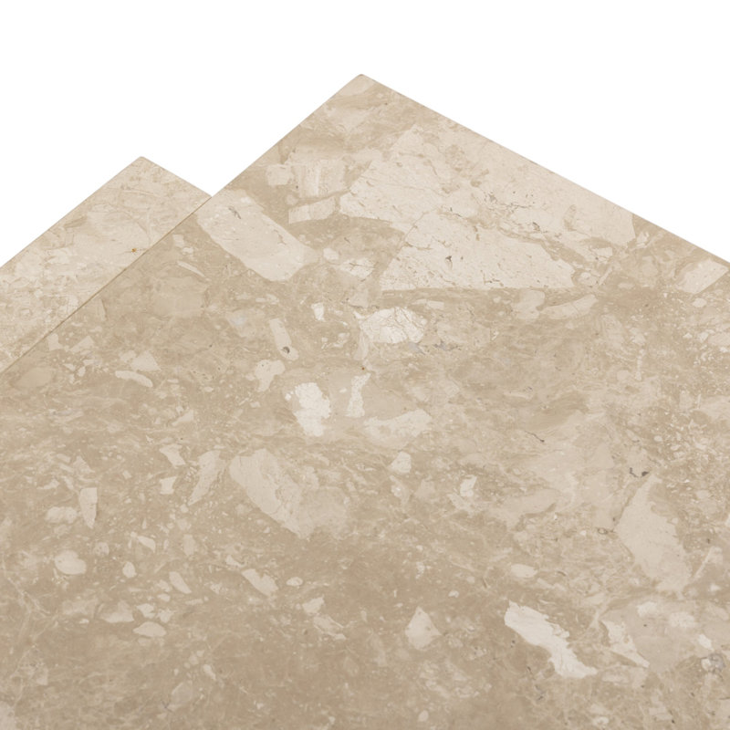 Romano Marble End Table, Lunar Marble