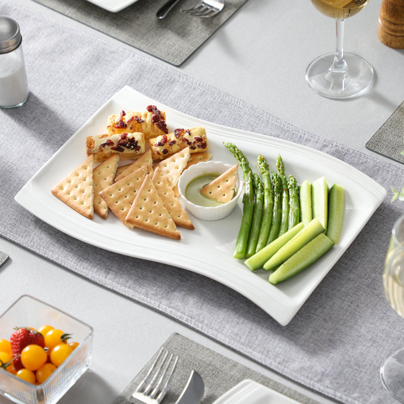 MALACASA Porcelain Platter