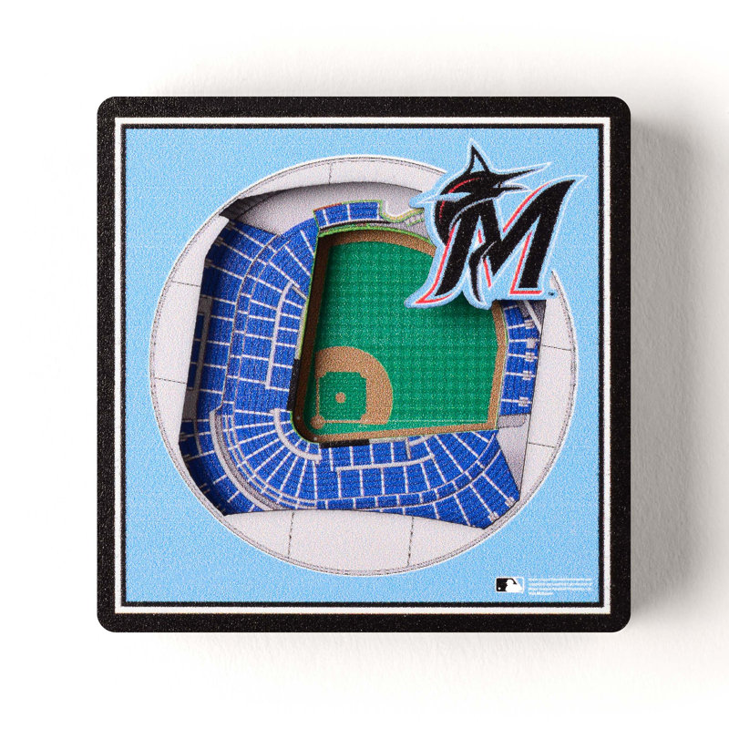 YouTheFan Magnetic & Lettering, MLB Miami Marlins