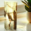 Lampe onyx rouillée