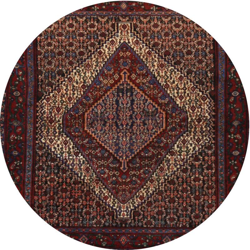 Bergh Oriental Indoor Rug, Round 8'