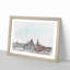 View of Valletta in Malta in Abstract - Picture Frame Graphic Art Print on MDF-55759698-55759699