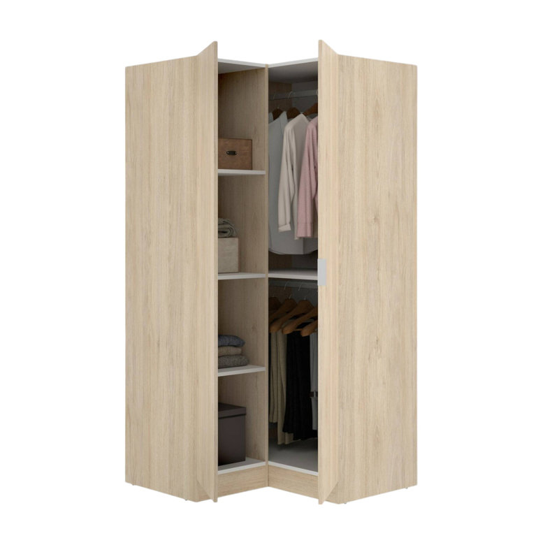 2 Door Manifactured Wood Wardrobe