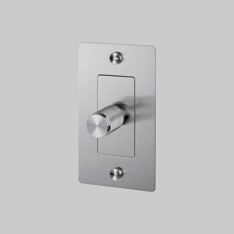 1G Dimmer / Non-Logo , Brass, 1 Gang