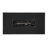 43" Rectangular Fire Pit With Smoked Glass And Metal Frame