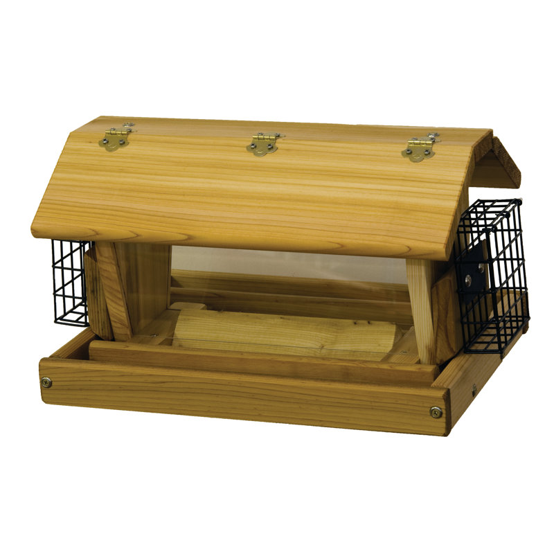 Wood Pole Suet Bird Feeder