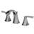 2-handle Bathroom Faucet with Drain Assembly-88777440