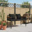 Poly Rattan Outdoor Bench-1324912491-1324912481