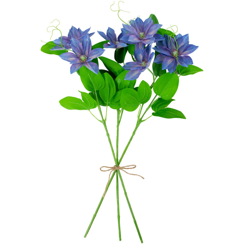 Jets de fleurs artificiels, Bleu