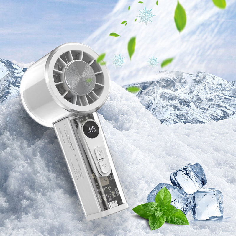 Ventilateur à main kbndieu, White
