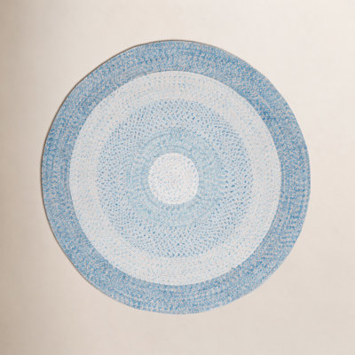 Washable Hand-Woven Chevron Rug