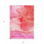 Tapis intérieur lavable antidérapant abstrait 3 pi x 5 pi rose