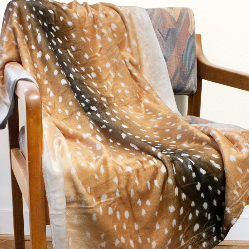 Plain Weave / Muslin Throw Blanket, Natural, 42" W x 60" L