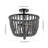 Solid Wood Semi Flush Mount