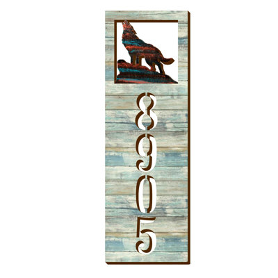 Plaque d'adresse 1 ligne Wolf