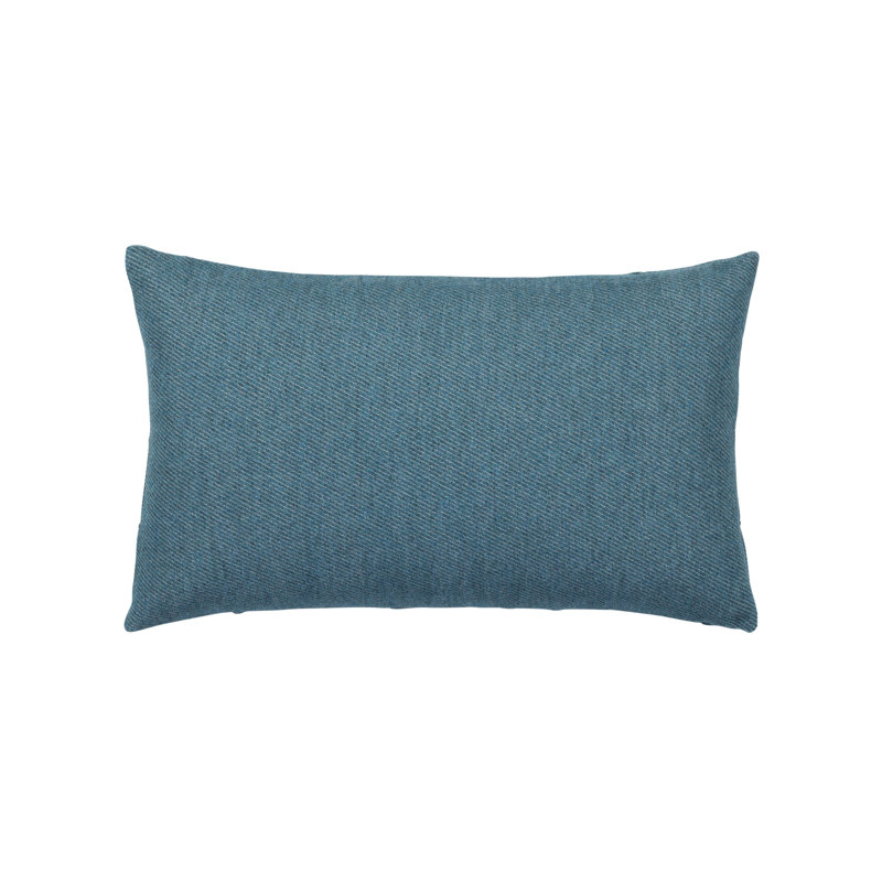 Uplift Indoor/Outdoor Pillow Cover & Insert, 12" H x 20" W, Blue, Rectangular