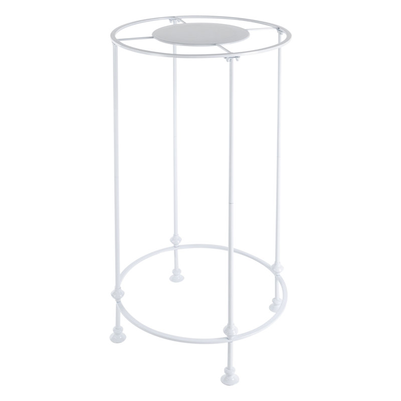 Kelmend 27.56'' W Metal Clothing Rack, White