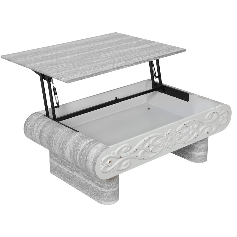 Lift Top Coffee Table, Gray