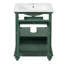 Meuble-lavabo moderne 24 po avec tiroir basculant-483183586