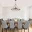 Lustre rond 8 lumières