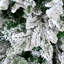 Arbre à charnière 7 pi avec 500 lumières claires - UL, diamètre: 48 po, 1110 pointes-1051571919