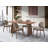 Hadasa Walnut Finish Dining Table
