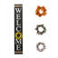 Kreigh Welcome Porch Sign 5 Piece Set