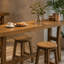 with Solid Wood Base Dining Table