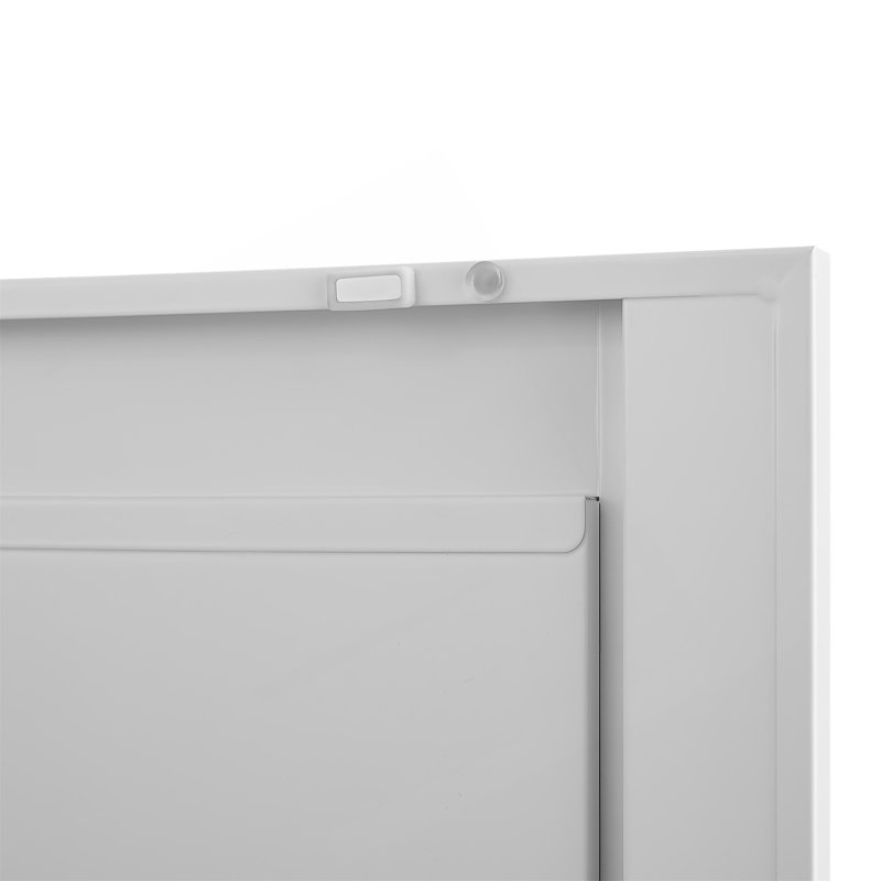 Armoire de rangement durable et réglable avec portes et tablettes magnétiques