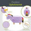 Repose-pieds Zoomie avec licorne mauve avec rangement Zoomie