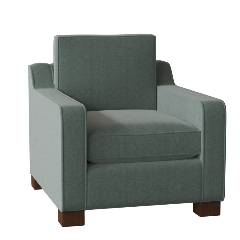 Fauteuil de 33 po de large Aceyon, Espresso, Acier Entice