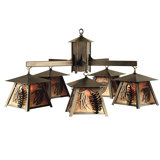 Rustic Lodge 5 - Light Chandelier