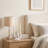 White Ceramic 3-Arm Candelabra, Sculptural Three-Arm Candle Holder for Taper Candles, Mantel, Console, or Dining Table