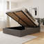 Upholstered Ottoman Storage Bed-1385456298
