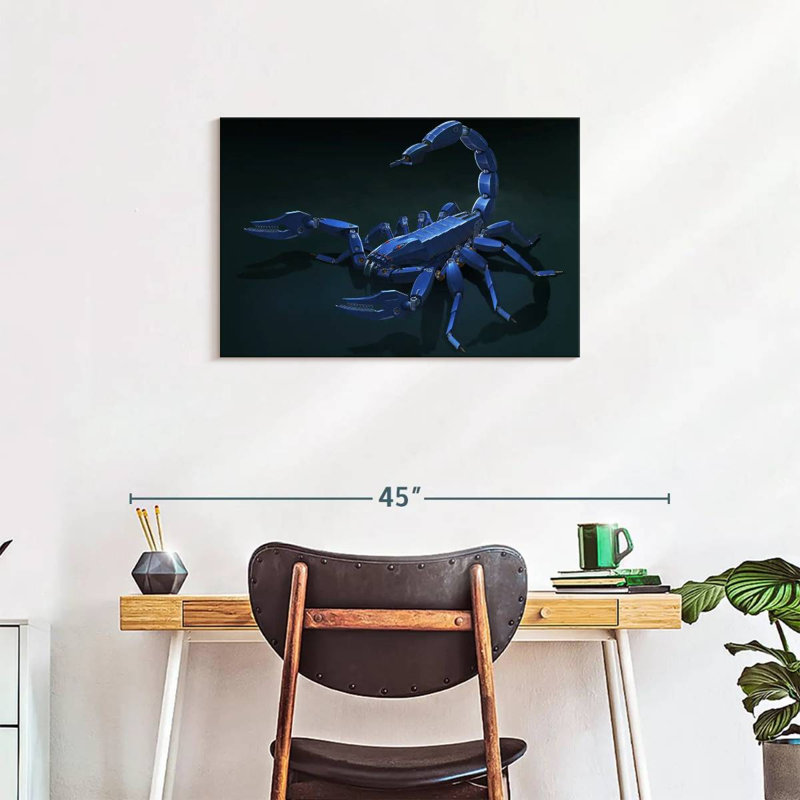 Kelan Metal Scorpion, 20" H x 30" W