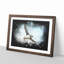 Flying Atlantic Puffin Bird - Picture Frame Graphic Art Print-56863124-56863126