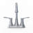Double Handle Centerset Bathroom Faucet with Drain Assembly(Set of 2)