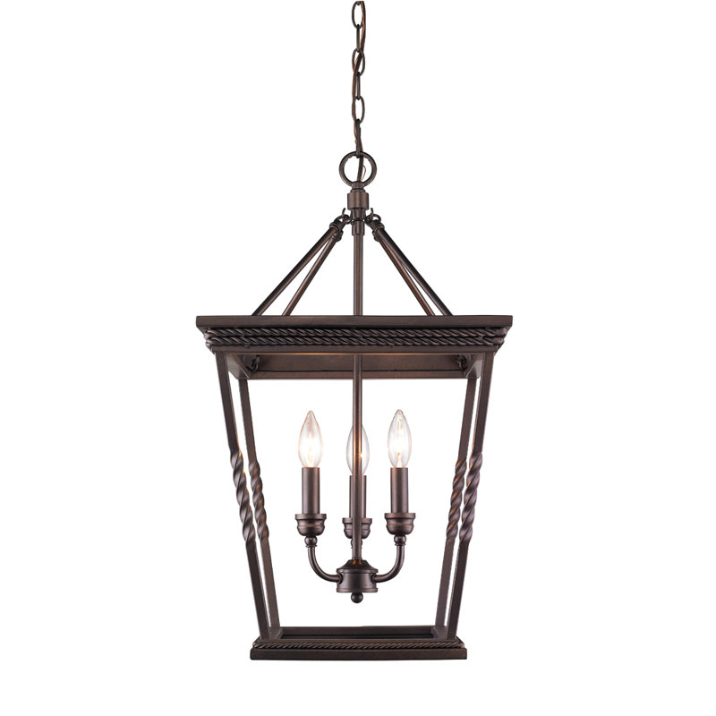 Lustre géométrique à 3 lumières Jocell