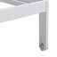 Ensemble de 8 chaises longues d'extérieur Aynura 76 po (193 cm) avec 4 chaises longues inclinables en aluminium pour piscine, 4 tables d'appoint assorties, tissu en maille à séchage rapide et roulettes dissimulées - Blanc-1201189975-1198956293